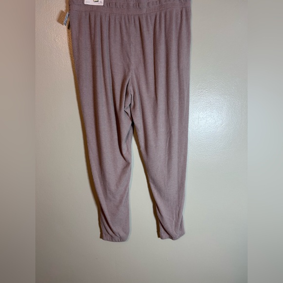 NWT Maurices Super Soft Cozy Rib Jogger Pant mauve light blush pink size XL - Picture 4 of 12